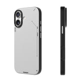 iPhone 17 Uyumlu Kılıf M-safe Şarjlı Basit Mat Deri Desenli Youngkit Tech Fashion Serisi