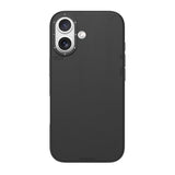 iPhone 17 Uyumlu Kılıf M-safe Şarjlı Basit Mat Deri Desenli Youngkit Tech Fashion Serisi