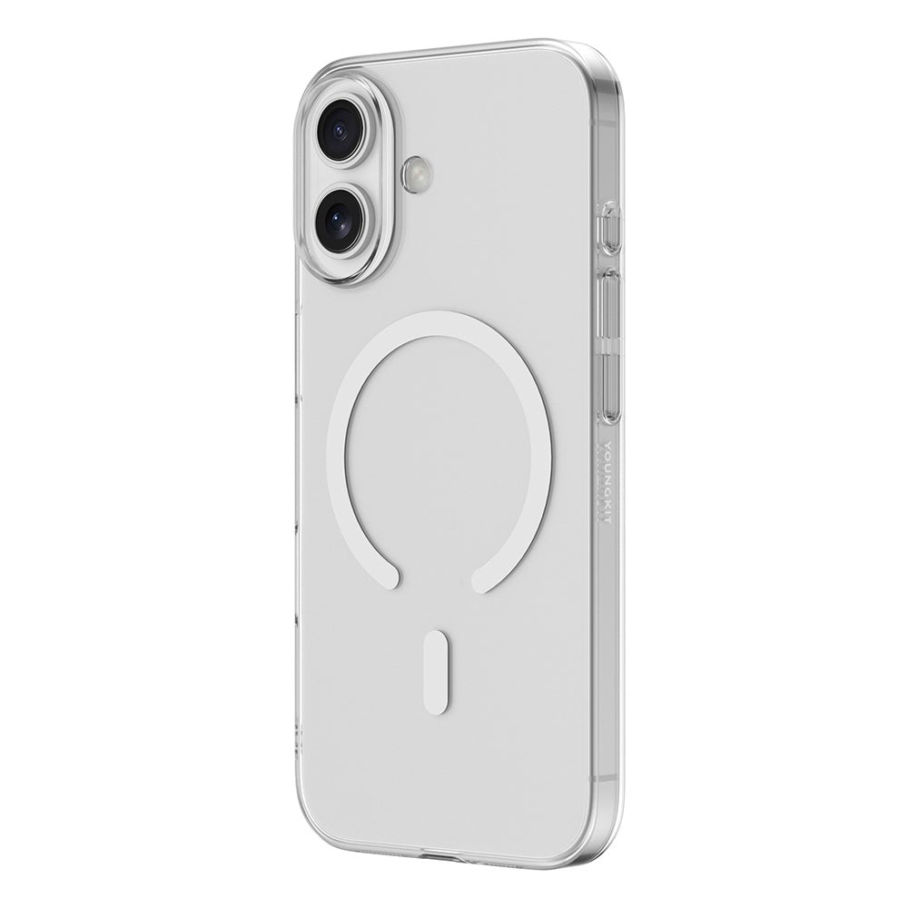 iPhone 17 Uyumlu Kılıf M-safe Şarj Özellikli Youngkit High Definition Serisi Kapak Şeffaf