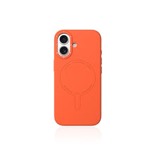 iPhone 17 Uyumlu Kılıf M-Safe Şarj Özellikli Youngkit Morandi Serisi Kapak Turuncu