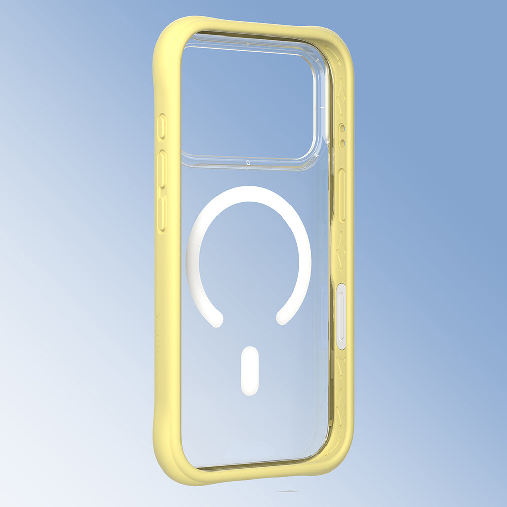 iPhone 17 Pro Uyumlu Kılıf M-safe Şarj Özellikli Airbagli Youngkit Dynamic 2 Serisi Kapak Sarı