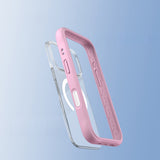 iPhone 17 Pro Uyumlu Kılıf M-safe Şarj Özellikli Airbagli Youngkit Dynamic 2 Serisi Kapak Pembe