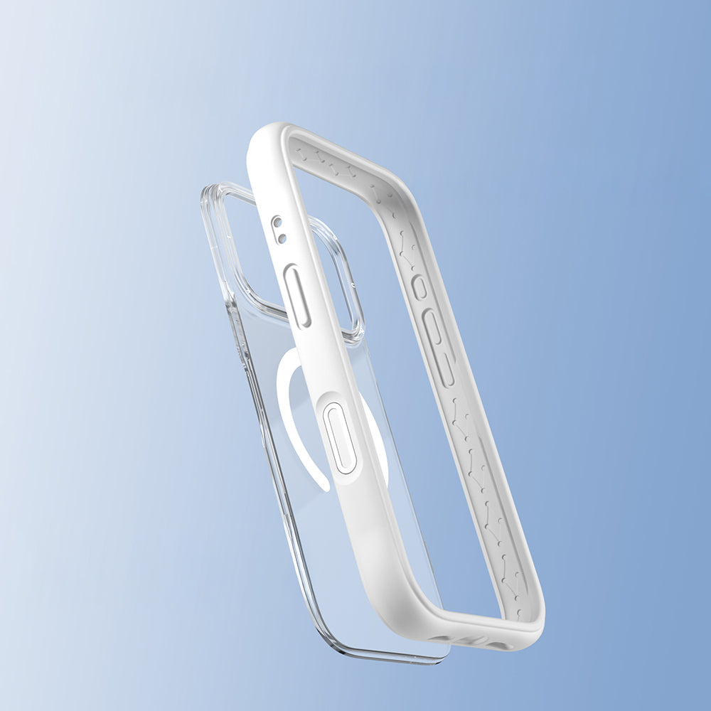 iPhone 17 Pro Uyumlu Kılıf M-safe Şarj Özellikli Airbagli Youngkit Dynamic 2 Serisi Kapak Beyaz