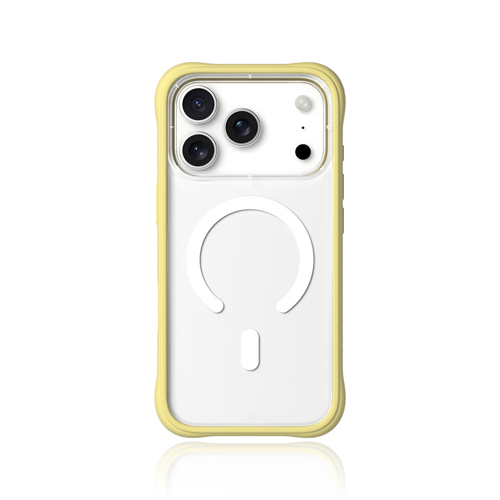 iPhone 17 Pro Uyumlu Kılıf M-safe Şarj Özellikli Airbagli Youngkit Dynamic 2 Serisi Kapak Sarı