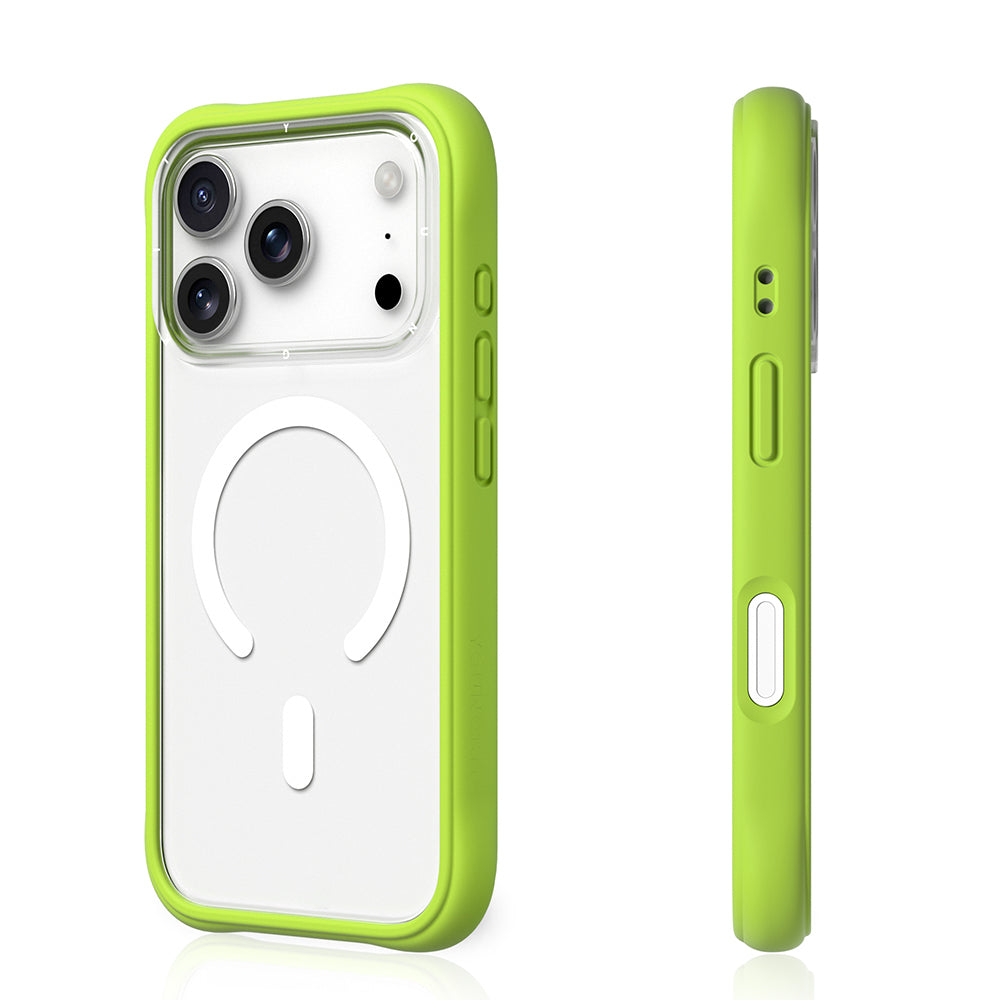 iPhone 17 Pro Uyumlu Kılıf M-safe Şarj Özellikli Airbagli Youngkit Dynamic 2 Serisi Kapak Yeşil