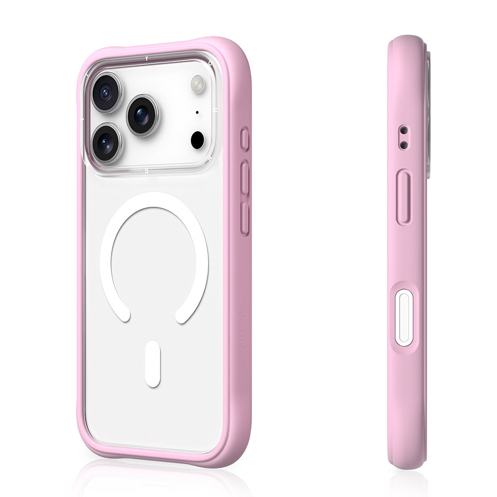 iPhone 17 Pro Uyumlu Kılıf M-safe Şarj Özellikli Airbagli Youngkit Dynamic 2 Serisi Kapak Pembe