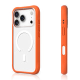 iPhone 17 Pro Uyumlu Kılıf M-safe Şarj Özellikli Airbagli Youngkit Dynamic 2 Serisi Kapak Turuncu