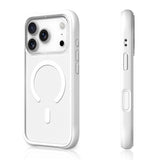 iPhone 17 Pro Uyumlu Kılıf M-safe Şarj Özellikli Airbagli Youngkit Dynamic 2 Serisi Kapak Beyaz