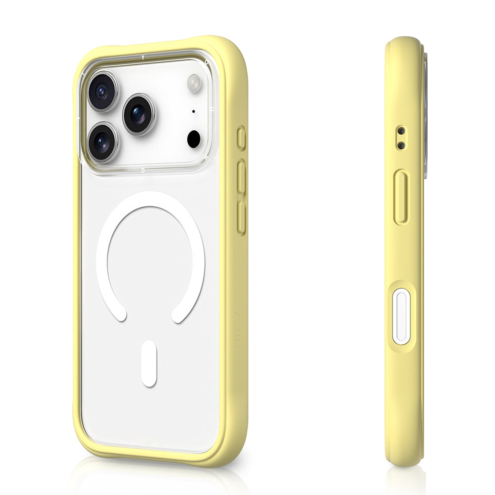 iPhone 17 Pro Uyumlu Kılıf M-safe Şarj Özellikli Airbagli Youngkit Dynamic 2 Serisi Kapak Sarı