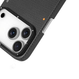 iPhone 17 Pro Kılıf M-safe Aramid Fiber Youngkit 1500D Kevlar Extreme Wing Serisi Titanyum - Gold