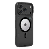 iPhone 17 Pro Uyumlu Kılıf M-safe Şarj Özellikli Disk Desenli Youngkit Disc Battle