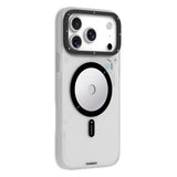iPhone 17 Pro Uyumlu Kılıf M-safe Şarj Özellikli Disk Desenli Youngkit Disc Battle
