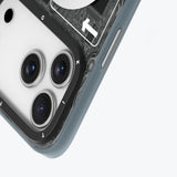 iPhone 17 Pro Uyumlu Kılıf M-safe Kamera Denetim Butonlu Youngkit Technology Serisi Kapak Siyah