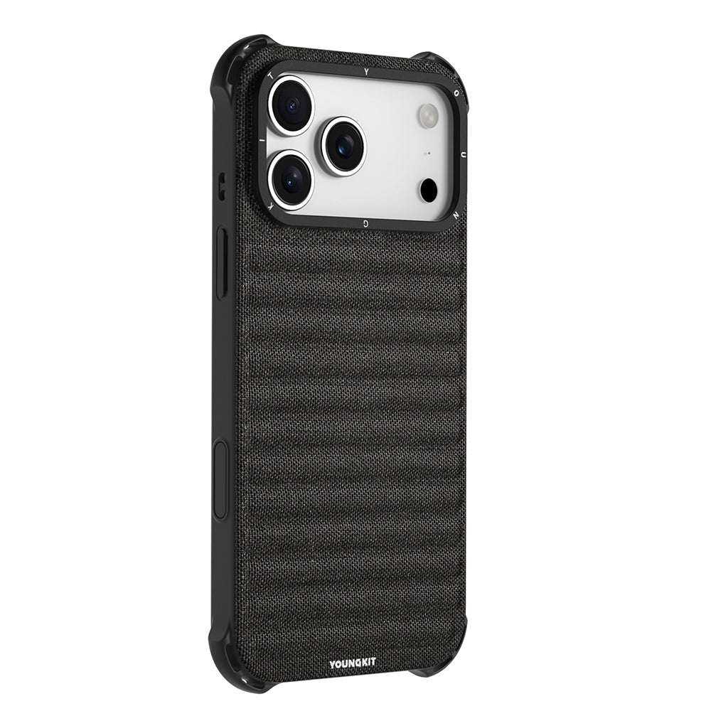 iPhone 17 Pro Max Uyumlu Kılıf M-safe Şarj Özellikli Youngkit Canvas Serisi