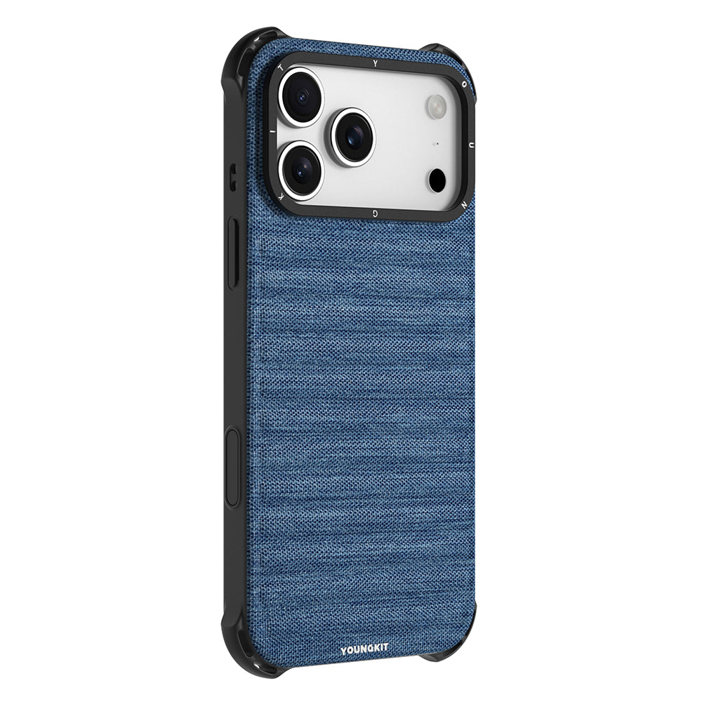 iPhone 17 Pro Max Uyumlu Kılıf M-safe Şarj Özellikli Youngkit Canvas Serisi