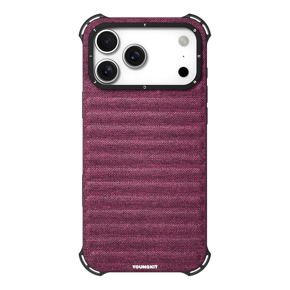 iPhone 17 Pro Max Uyumlu Kılıf M-safe Şarj Özellikli Youngkit Canvas Serisi