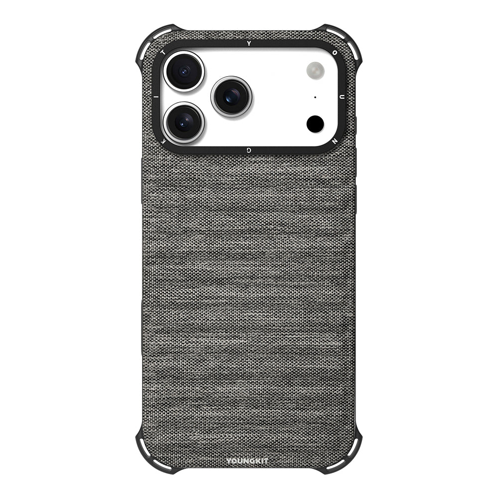 iPhone 17 Pro Max Uyumlu Kılıf M-safe Şarj Özellikli Youngkit Canvas Serisi