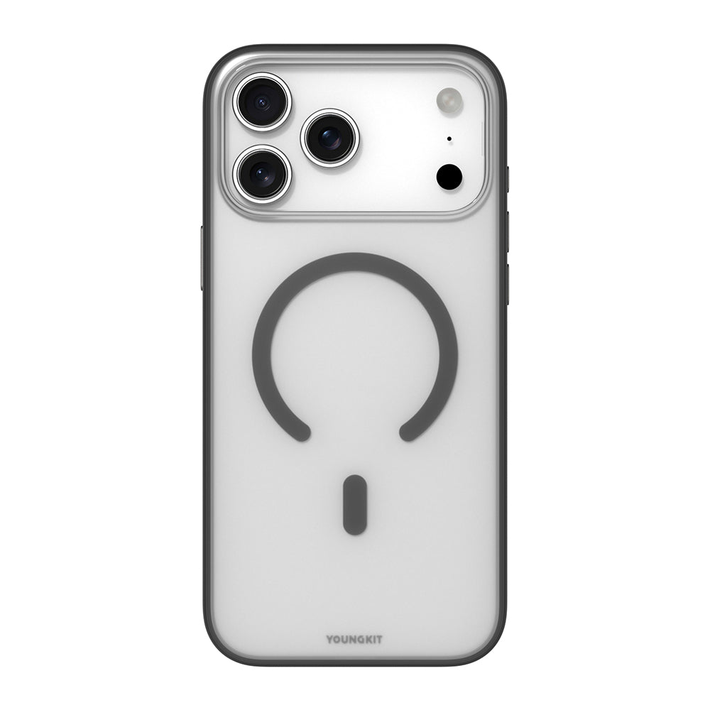 iPhone 17 Pro Uyumlu Kılıf M-safe Şarj Özellikli Youngkit Clear Serisi