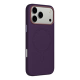 iPhone 17 Pro Uyumlu Kılıf M-Safe Şarj Özellikli Youngkit Vela Serisi Kapak - Mor