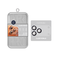 iPhone 17 Pro Max Uyumlu CaseWorld Alloy One-Piece Serisi Anti Reflective Kamera Lens Koruyucu Mavi
