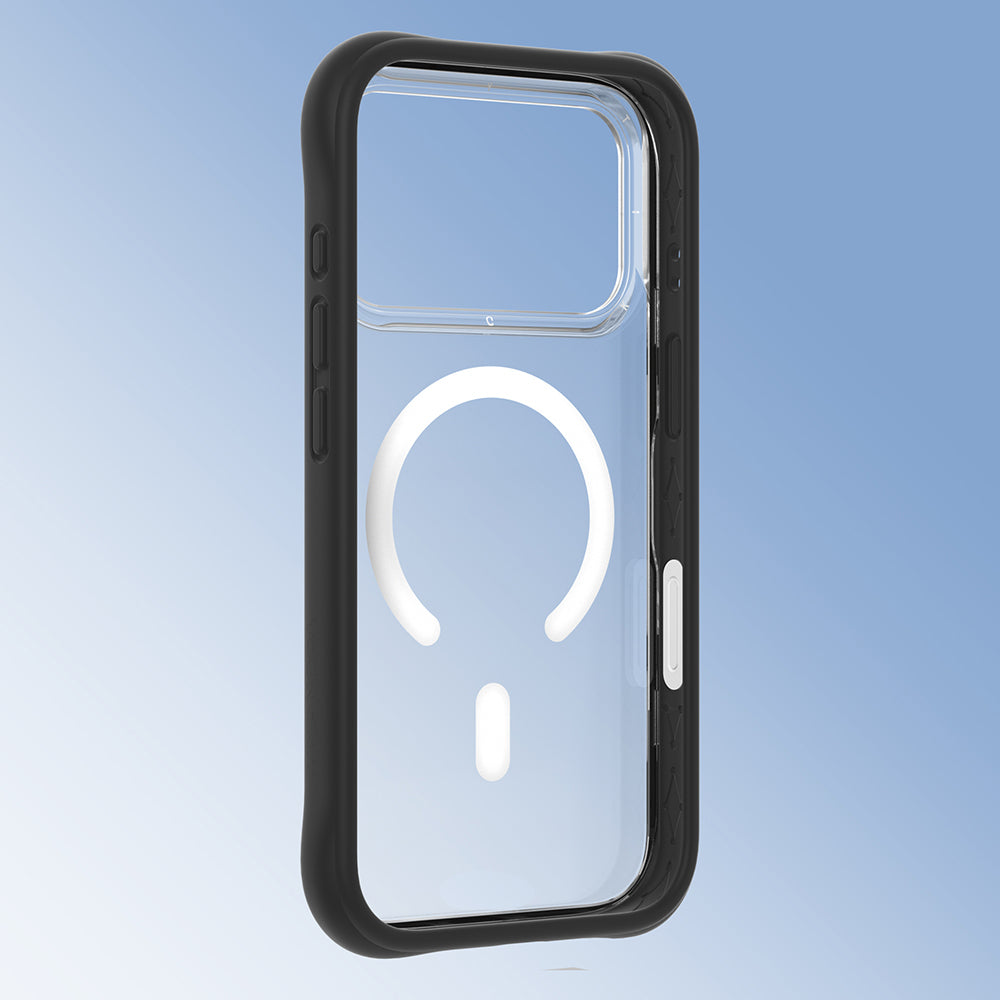 iPhone 17 Pro Max Uyumlu Kılıf M-safe Şarj Özellikli Airbagli Youngkit Dynamic 2 Serisi Kapak Siyah