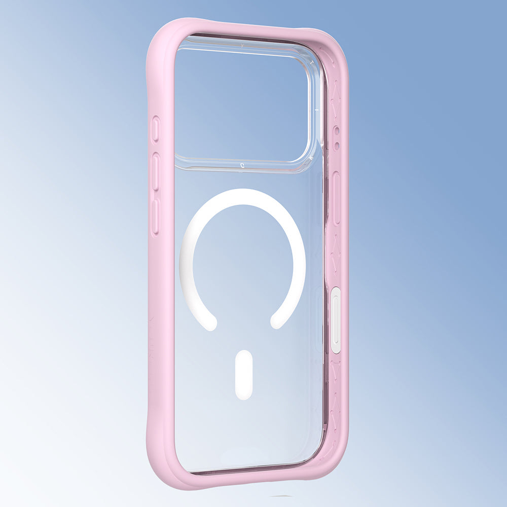 iPhone 17 Pro Max Uyumlu Kılıf M-safe Şarj Özellikli Airbagli Youngkit Dynamic 2 Serisi Kapak Pembe