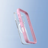 iPhone 17 Pro Max Uyumlu Kılıf M-safe Şarj Özellikli Airbagli Youngkit Dynamic 2 Serisi Kapak Pembe