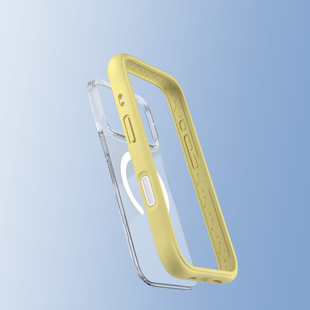 iPhone 17 Pro Max Uyumlu Kılıf M-safe Şarj Özellikli Airbagli Youngkit Dynamic 2 Serisi Kapak Sarı