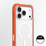 iPhone 17 Pro Max Uyumlu Kılıf M-safe Özellikli Airbagli Youngkit Dynamic 2 Serisi Kapak Turuncu