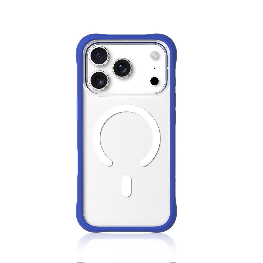 iPhone 17 Pro Max Uyumlu Kılıf M-safe Şarj Özellikli Airbagli Youngkit Dynamic 2 Serisi Kapak Mavi
