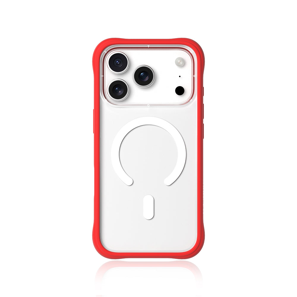 iPhone 17 Pro Max Uyumlu Kılıf M-safe Özellikli Airbagli Youngkit Dynamic 2 Serisi Kapak Kırmızı