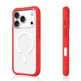 iPhone 17 Pro Max Uyumlu Kılıf M-safe Özellikli Airbagli Youngkit Dynamic 2 Serisi Kapak Kırmızı