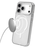 iPhone 17 Pro Max Uyumlu Kılıf M-safe Özellikli Şeffaf Youngkit Crystal Shield Serisi Kapak Siyah