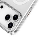 iPhone 17 Pro Max Uyumlu Kılıf M-safe Özellikli Şeffaf Youngkit Crystal Shield Serisi Kapak Siyah