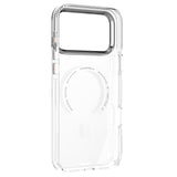 iPhone 17 Pro Max Uyumlu Kılıf M-safe Özellikli Şeffaf Youngkit Crystal Shield Serisi Kapak Siyah