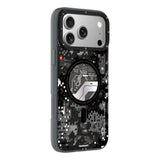 iPhone 17 Pro Max Uyumlu Kılıf M-Safe Şarj Özellikli Youngkit Camouflage Sykell Serisi Kapak Siyah