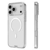 iPhone 17 Pro Max Uyumlu Kılıf M-safe Şarj Özellikli Youngkit Clear Serisi Kapak Şeffaf