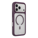 iPhone 17 Pro Max Uyumlu Kılıf M-safe Şarj Özellikli Youngkit Rock Sand Serisi Kapak Bordo - Bordo