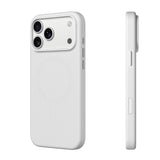iPhone 17 Pro Max Uyumlu Kılıf M-Safe Şarj Özellikli Youngkit Vela Serisi Kapak - Beyaz