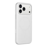 iPhone 17 Pro Max Uyumlu Kılıf M-Safe Şarj Özellikli Youngkit Vela Serisi Kapak - Beyaz