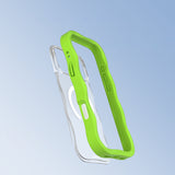 iPhone 17 Pro Max Uyumlu Kılıf M-safe Şarj Özellikli Youngkit Wave Matte Serisi Kapak Yeşil