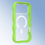 iPhone 17 Pro Max Uyumlu Kılıf M-safe Şarj Özellikli Youngkit Wave Matte Serisi Kapak Yeşil