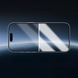 iPhone 17 Pro Youngkit 2.5D Anti Reflective Parmak İzi Bırakmayan Temperli Cam Ekran Koruyucu Şeffaf