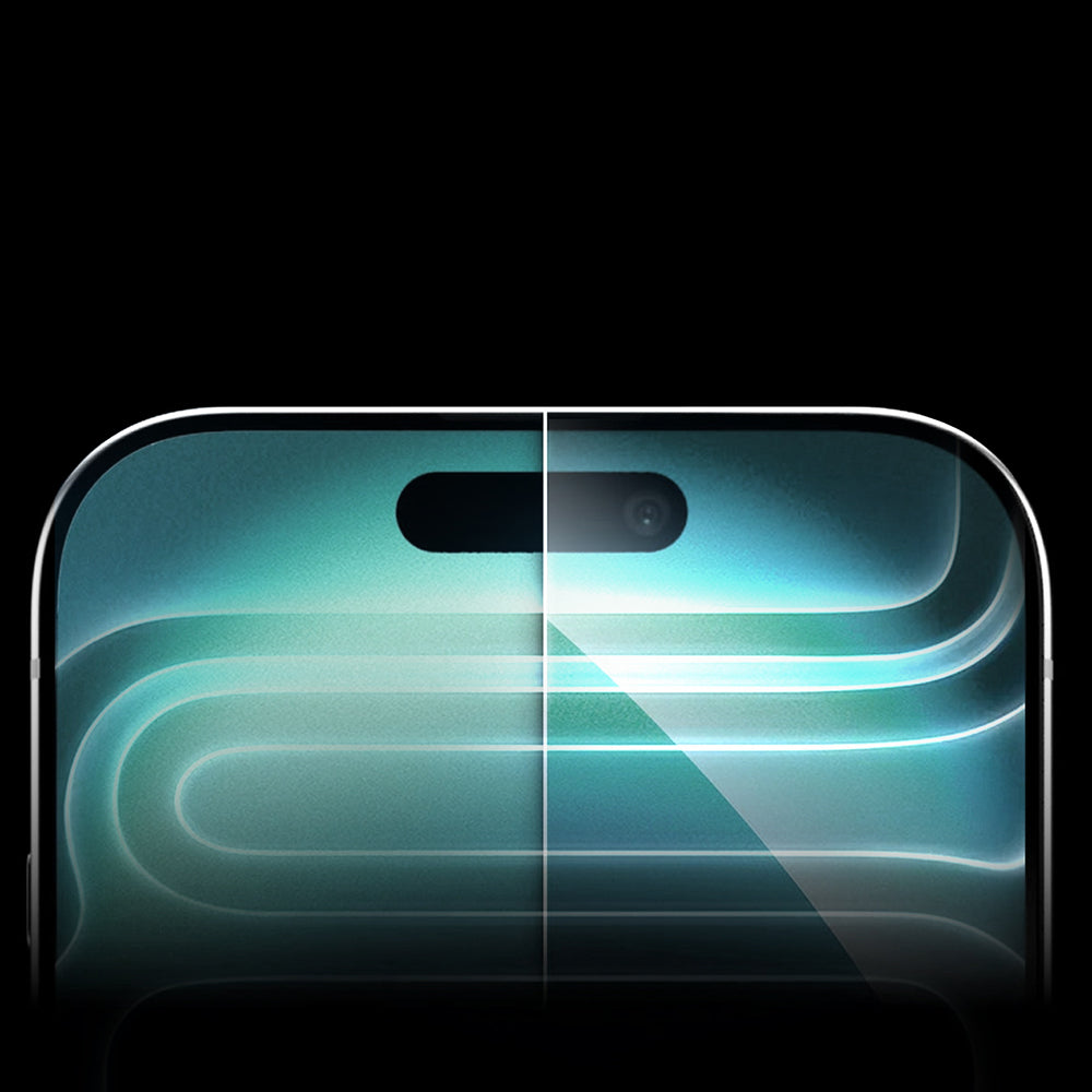 iPhone 17 Pro Uyumlu Youngkit 2.5D Parmak İzi Bırakmayan 0.33mm Temperli Cam Ekran Koruyucu Şeffaf