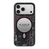iPhone 18 Pro Kılıf M-safe Özellikli Kamera Denetim Butonlu Youngkit Technology Serisi Kapak - Kırmızı