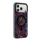 iPhone 18 Pro Uyumlu Kılıf M-Safe Şarj Özellikli Youngkit Camouflage Sykell Serisi Kapak - Bordo