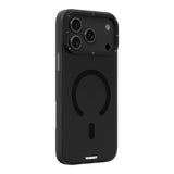 iPhone 18 Pro Uyumlu Kılıf M-safe Şarj Özellikli Youngkit Hidden Sand Serisi Kapak - Siyah