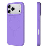 iPhone 18 Pro Uyumlu Kılıf M-Safe Şarj Özellikli Youngkit Morandi Serisi Kapak - Mor
