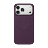 iPhone 18 Pro Uyumlu Kılıf M-Safe Şarj Özellikli Youngkit Morandi Serisi Kapak - Bordo
