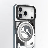 iPhone 18 Pro Uyumlu Kılıf M-safe Şarj Özellikli Youngkit Starship Serisi Kapak - Beyaz